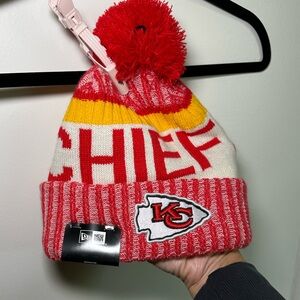 Kansas City Chiefs Pom Beanie